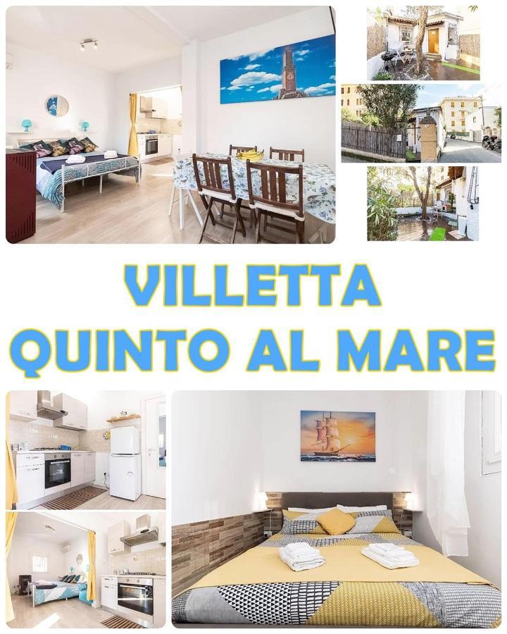 Villetta Quinto Al Mare - 2 Minutes From The Beach Genua Exteriör bild